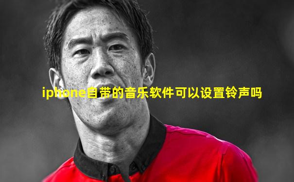 iphone自带的音乐软件可以设置铃声吗